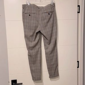 H&M Skinny Fit Plaid Trousers Size 30 Pants